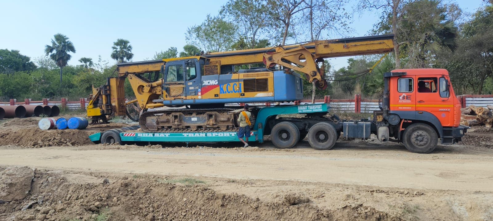 Hydraulic Axle Trailer